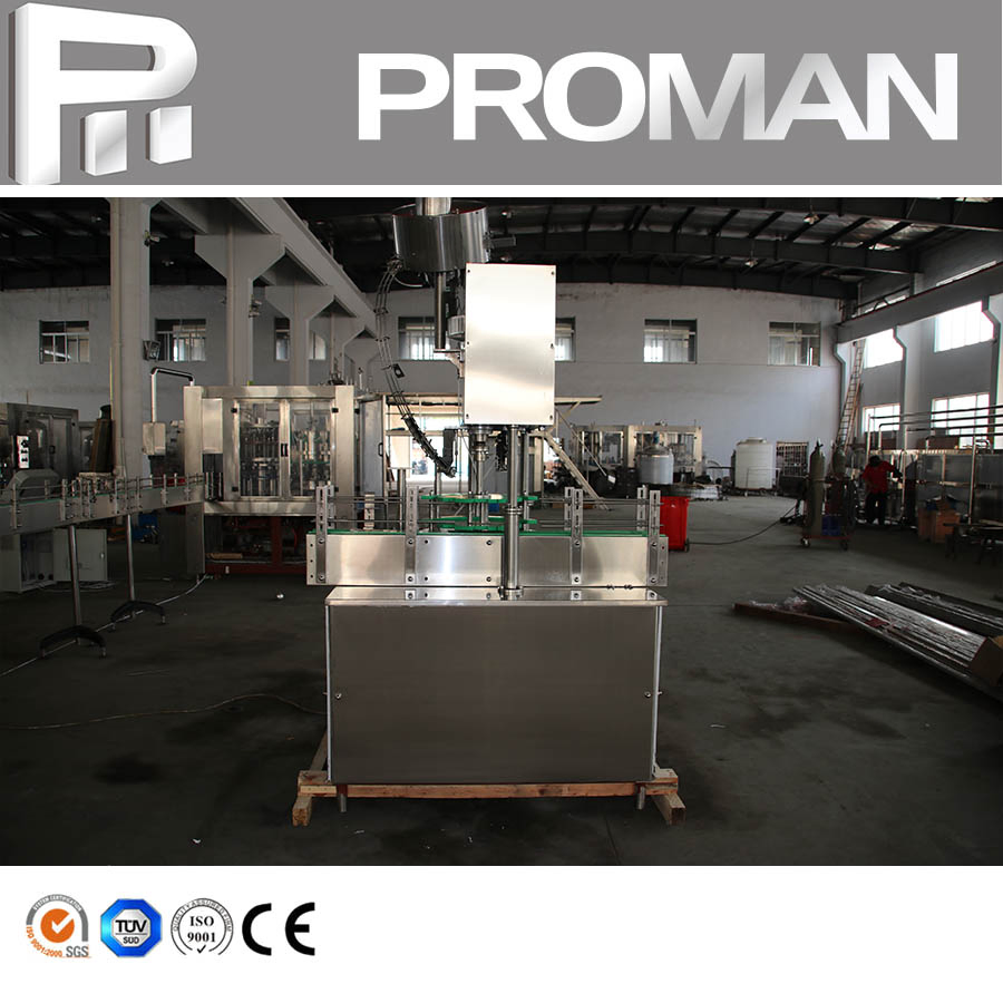 Automatic Glass Wine Bottle Metal Aluminum Capping Ropp Lid Crimping Locking Capping Machine Capper