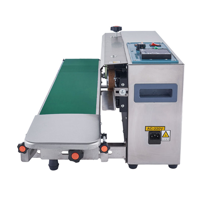 Automatic Horizontal Plastic Film Bags Heat Sealing Machine Continuous Band Sealer Machine