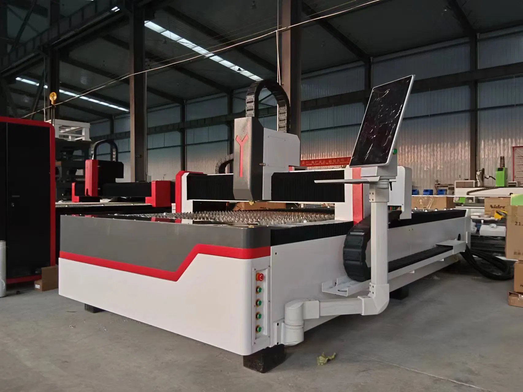 High Quality CNC Fiber Laser Cutter Machine for Metal Carbon Stainless 3015 CNC 3D Engraving and Cutting Laser Marking Machine