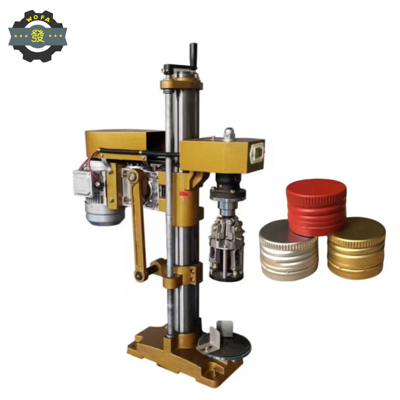 Jia He Semi-Automatic Wine Bottle Sealing Machine, White Wine Canned Screw Capping Machine Glass Bottle Aluminum Capping Machine