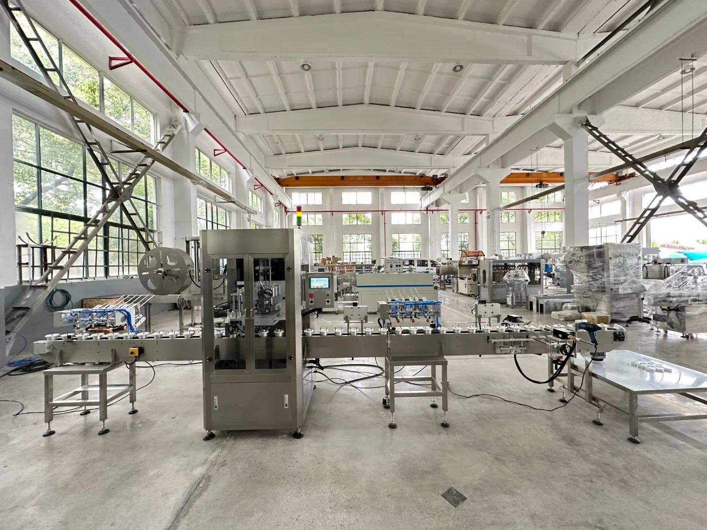 Full Automatic Water Liquid Bottle Shrink Sleeve Labeling Machine with Heat Shrink Tunnel