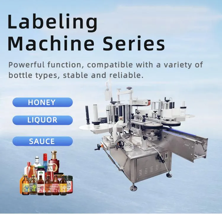 Double Sides Front and Back Labeling Machine