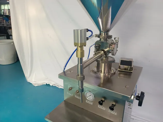 Vertical Filling Machine Left Elevation