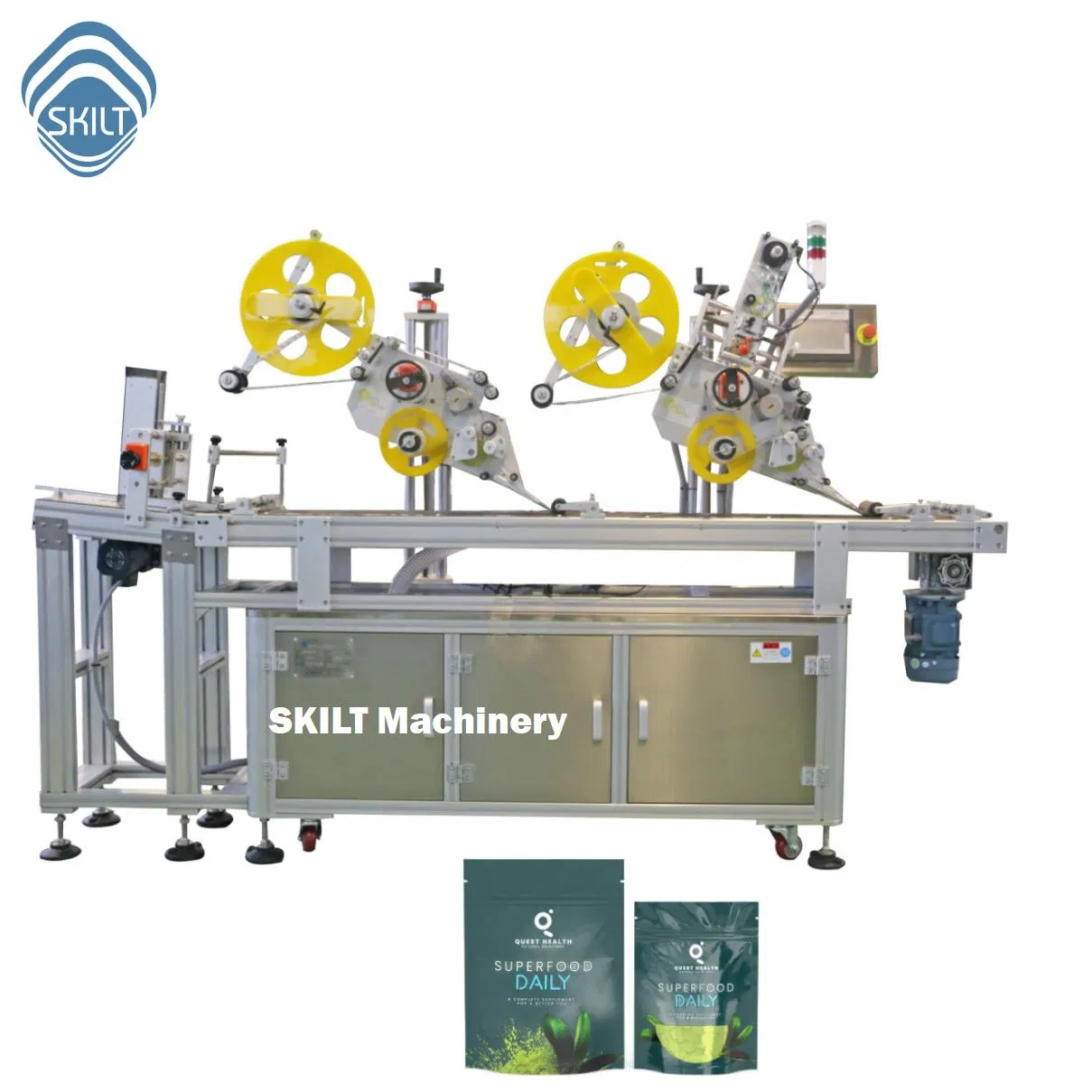 User-Friendly Pouch Labeler and Bag Paging Labeling Machine System