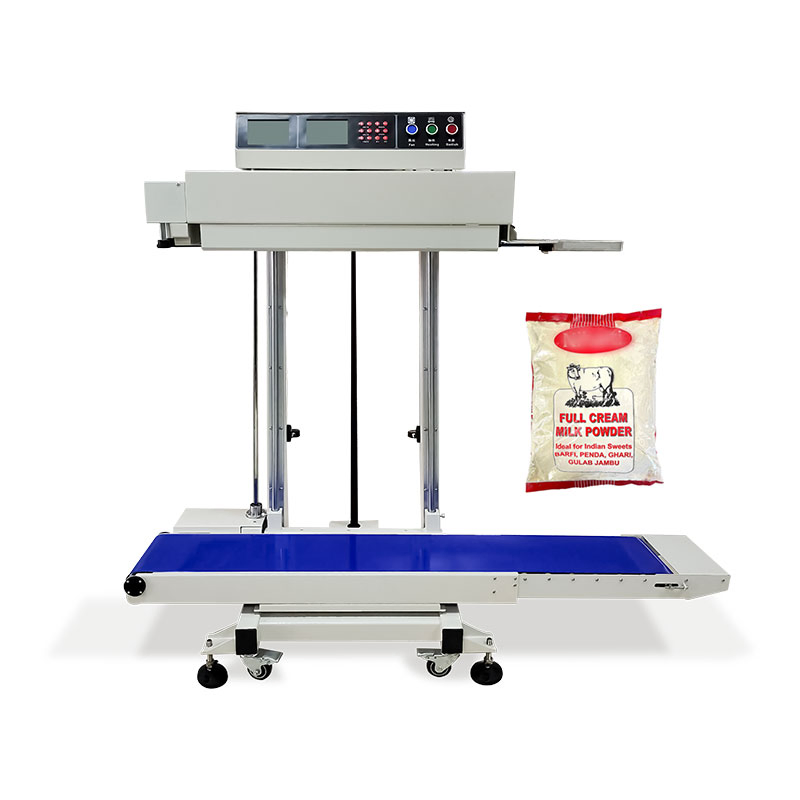 Linway Vertical Automatic Large Size Rice Bag Band Sealer Heavy Duty Continuous Bag Heat Sealing Machine