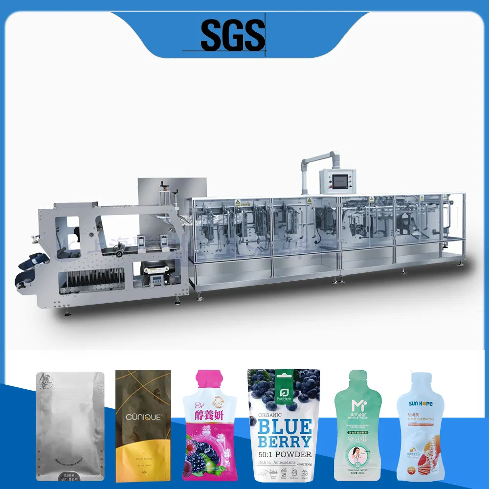 6-5000g Automatic Top Corner Slant Spout Servo Doypack Stand up Pouch Bag Ketchup Tomato Paste Juice Water Liquid Sauce Filling Packing Packaging Machine Price