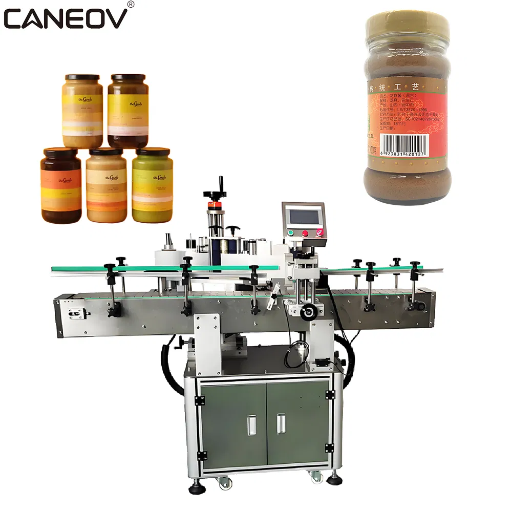 Industrial Automatic Round Bottle Sticker Labeling Machine for Chemical Liquid Containers