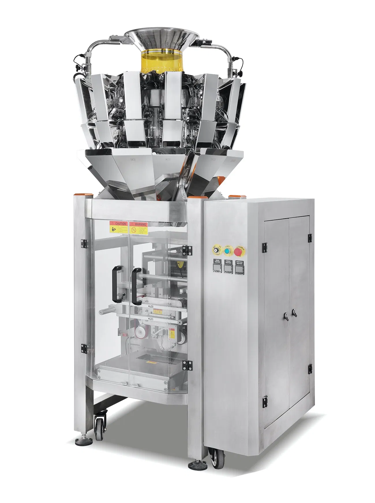 Multifunction Fully Automatic Vertical Weighing and Packaging System with Multihead Weigher