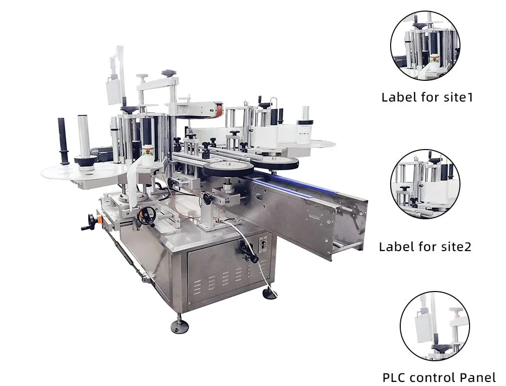 Cosmetic Flat Bottle Labeling