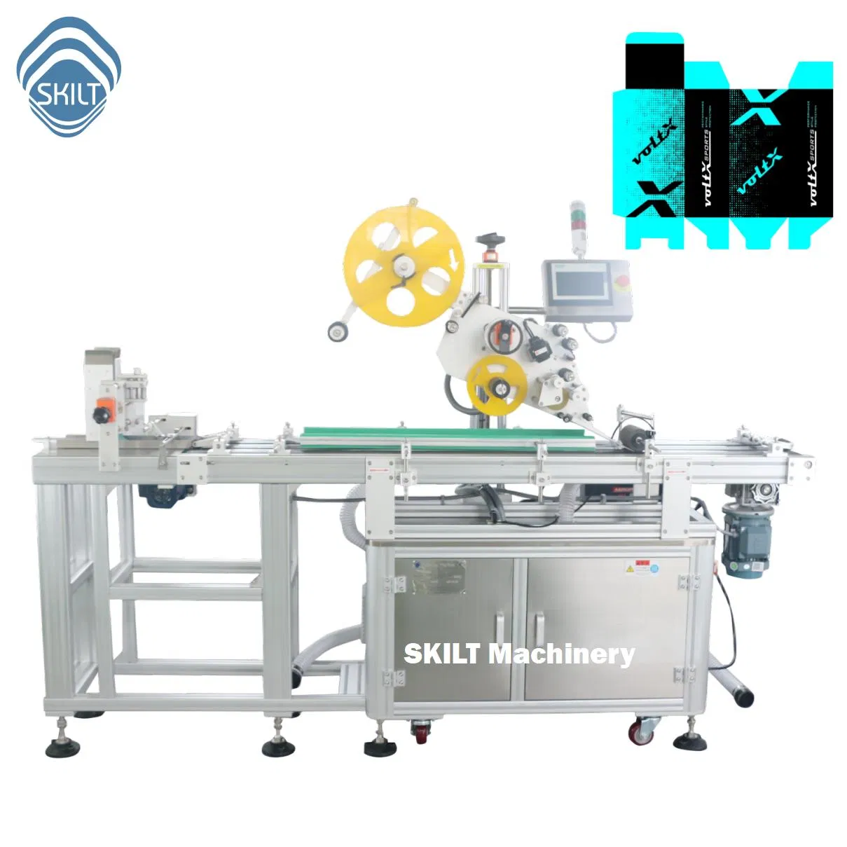 Advanced Unshaped Box Labeling Machine and Paging Labeller System