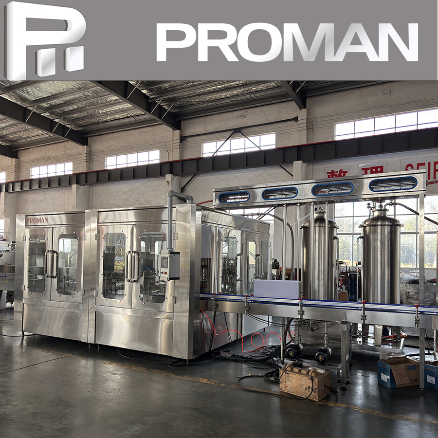 High Speed 10, 000bph Carbonated Soft Drinks Plastic Bottle Filling Sealing OPP Labeling Equipment