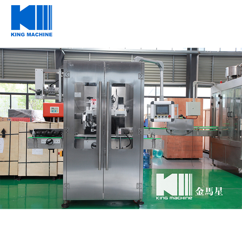 Low Speed Single Head Shrink Sleeve Water Bottle Labeling Machine