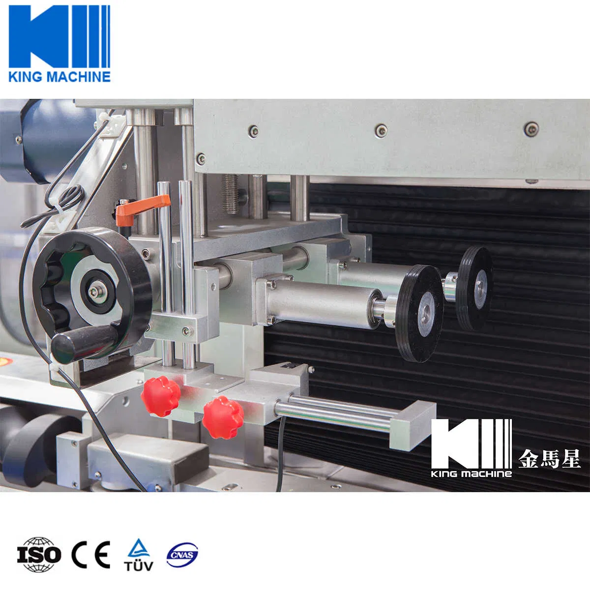 Automatic Liquid Water Juice Tea Beverage Wine Carbonated Soft Drink Honey Edible Oil Coffee Sauce Round Plastic Bottle PVC Label Sleeve Shrink Labeling Machine