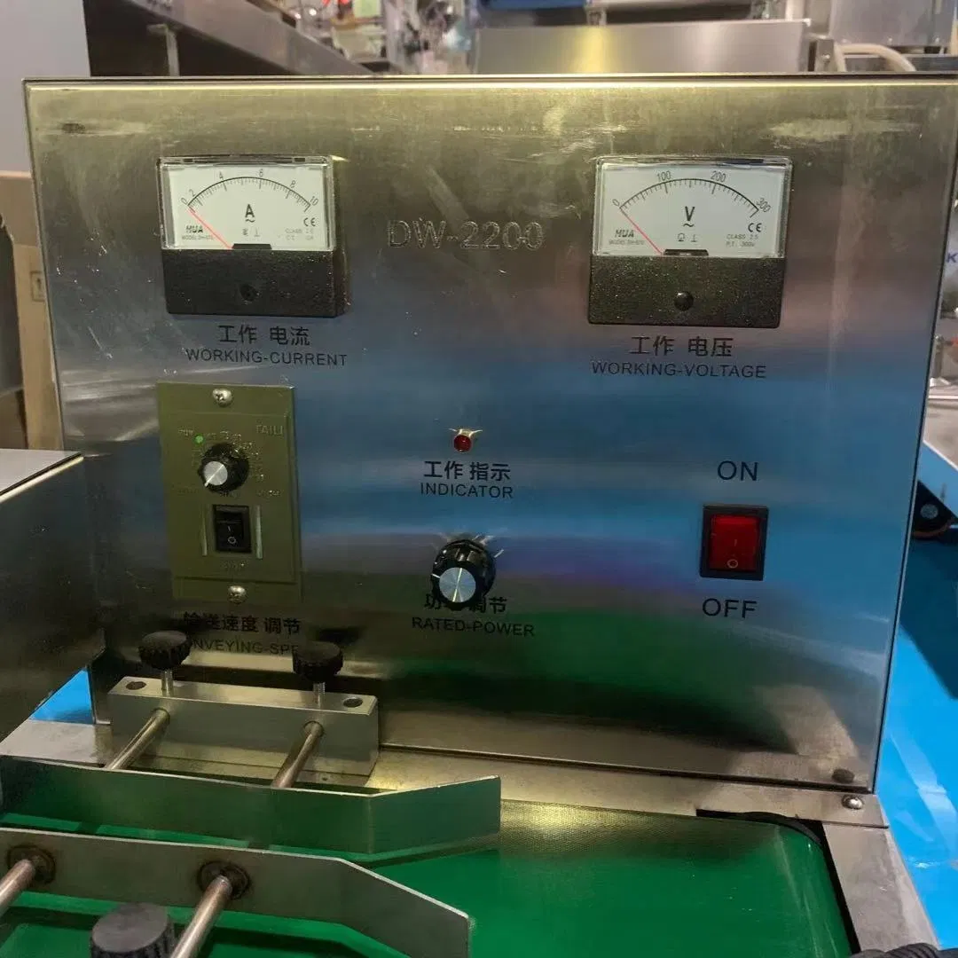 Plastic Round Bottle Capping Cans Continuous Induction Bottle Sealer Aluminum Foil Film Sealing Machine