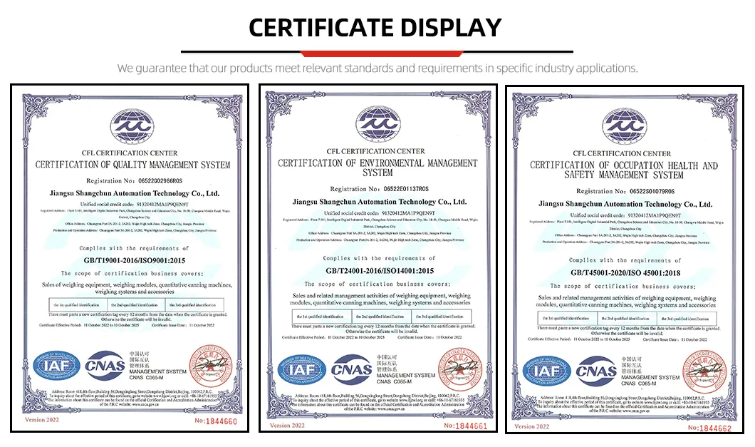 Quality Certification 1