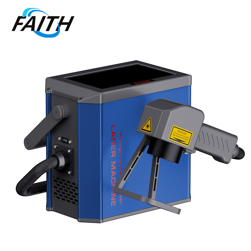 Fiber Laser Marking Machine Metal Ceramic Plastic Bamboo Wood Leather Portable Laser Engraving Machine