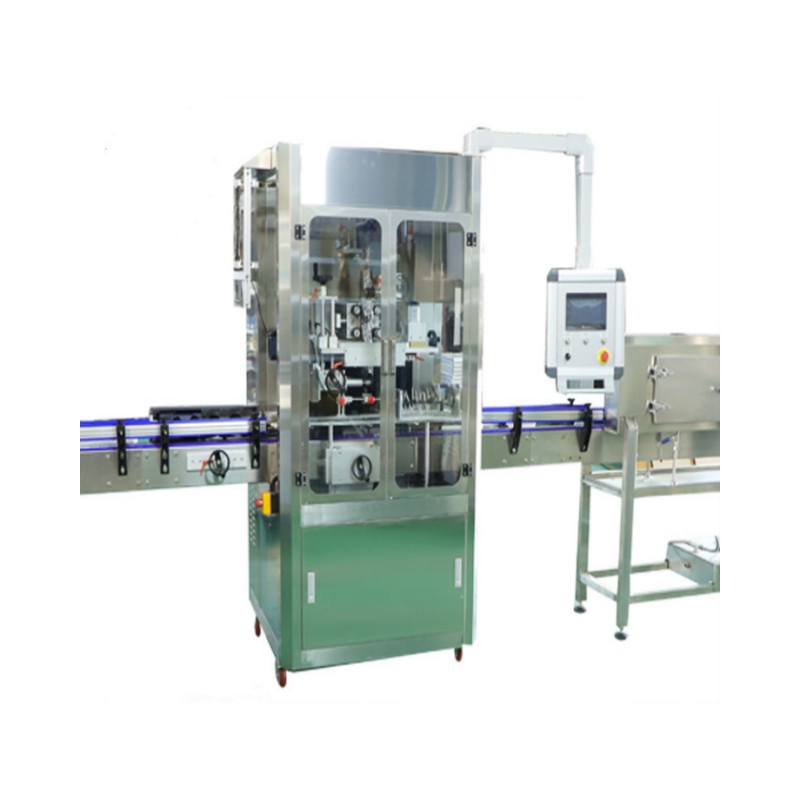 High Speed Plastic Bottle Shrink Sleeve Labeling Device Sleeve Labeling Equipment