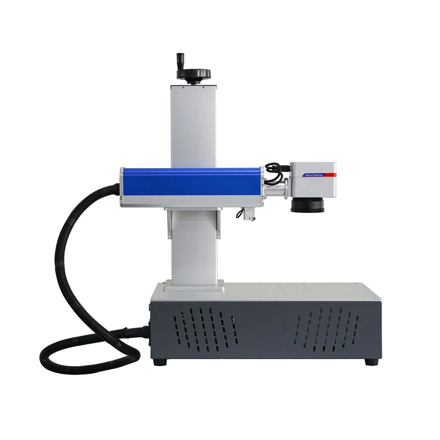 Mini Portable Desktop Optical Fiber CO2 UV Jpt Mopa Laser Marking Machine for Stainless Steel Metal Plastic Jewelry Logo Printing