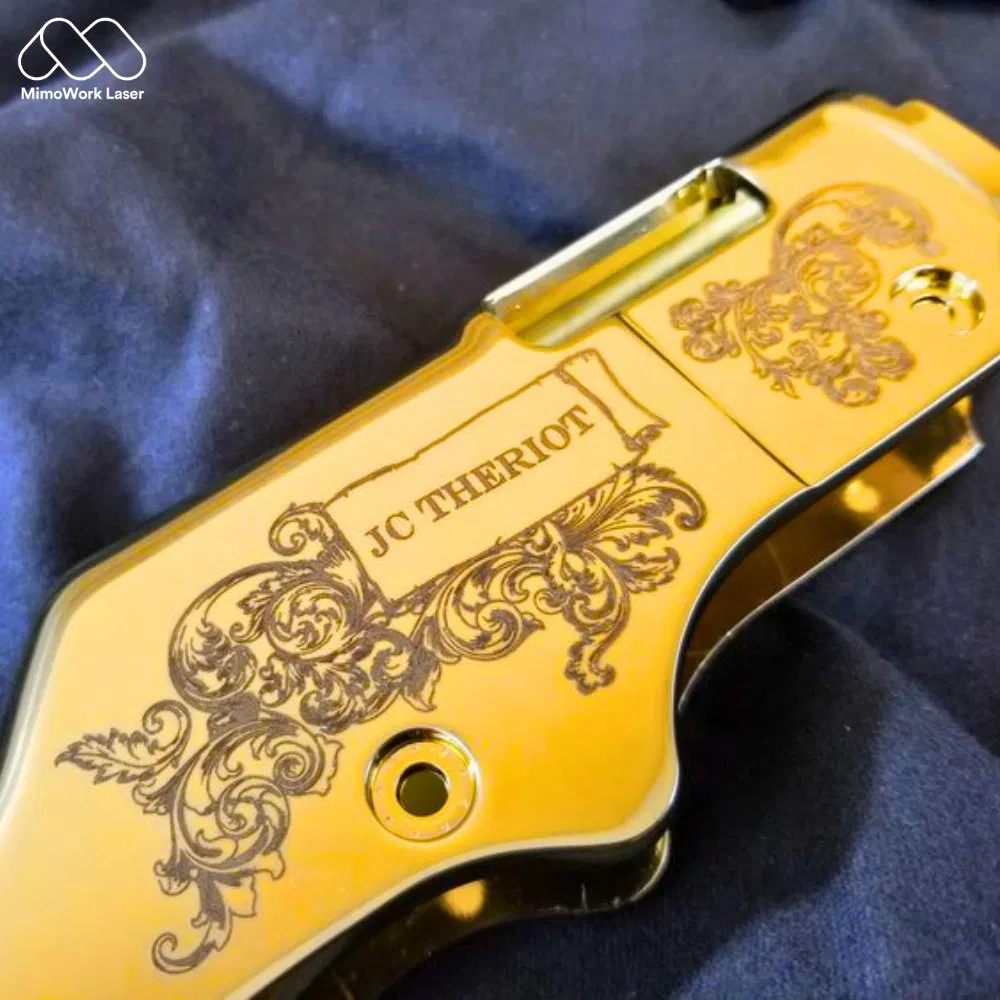 Metal Etching, Marking, Carving Fiber Laser Engraving Machine 30W, 50W, 100W