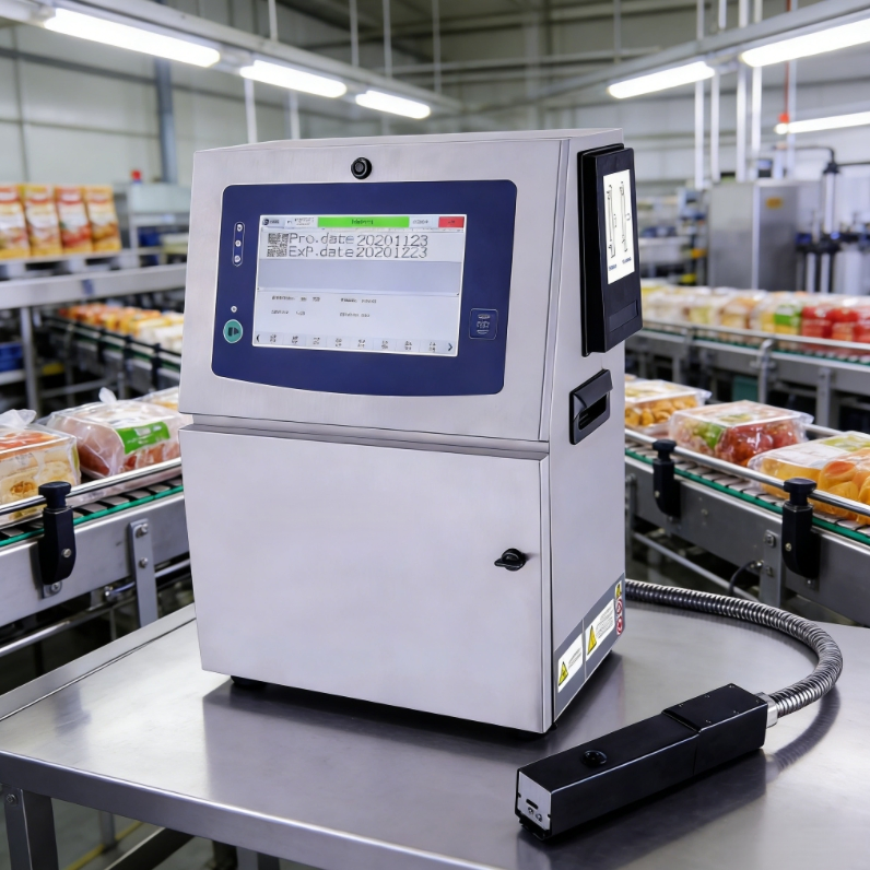 Docod S1000 Cij Small Character Continuous Inkjet Printer Barcode Printing Date Coding Machine Maquina De Marcar for PVC on Business