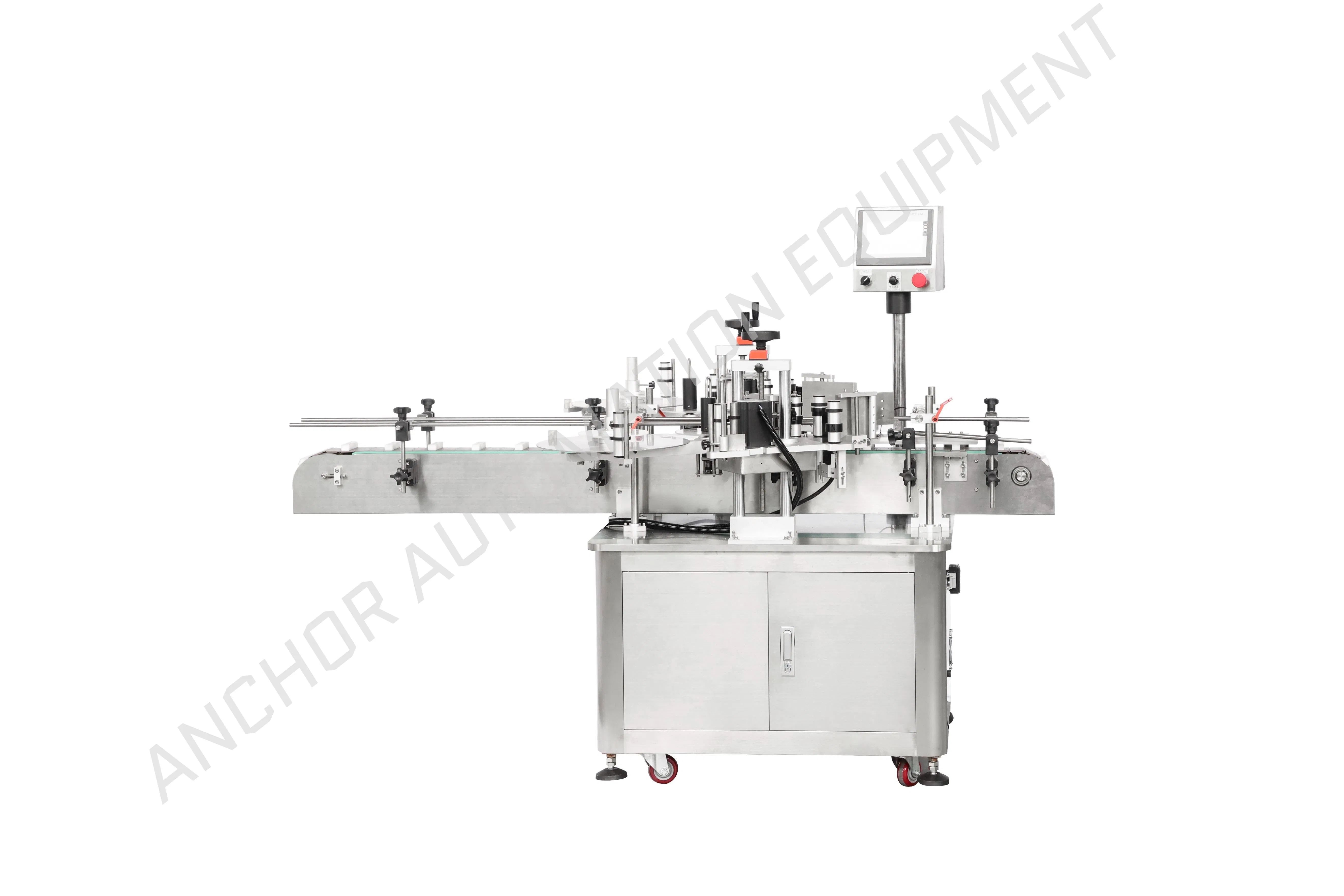 Automatic Honey Glass Bottle Label Applicator Jars Round Bottles Sticker Labeling Machine