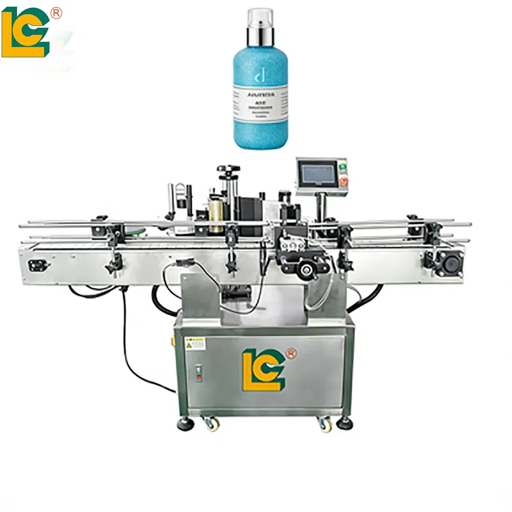 High Precision Automatic Labeling Equipment with Positioning for Plastic Glass Bottles