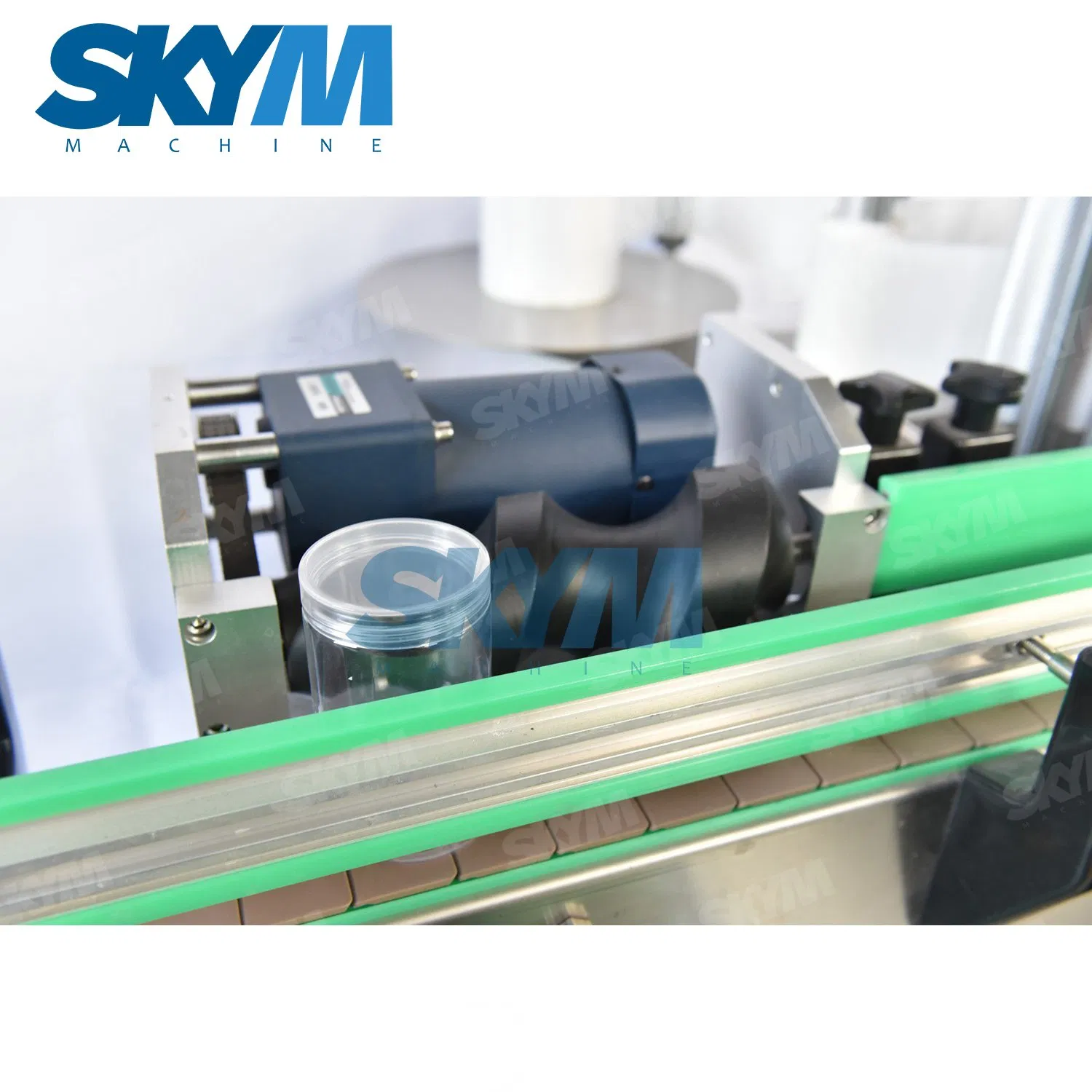 Automatic Adhesive Sticker Bottle Front Back Two Sides Labeling Machine