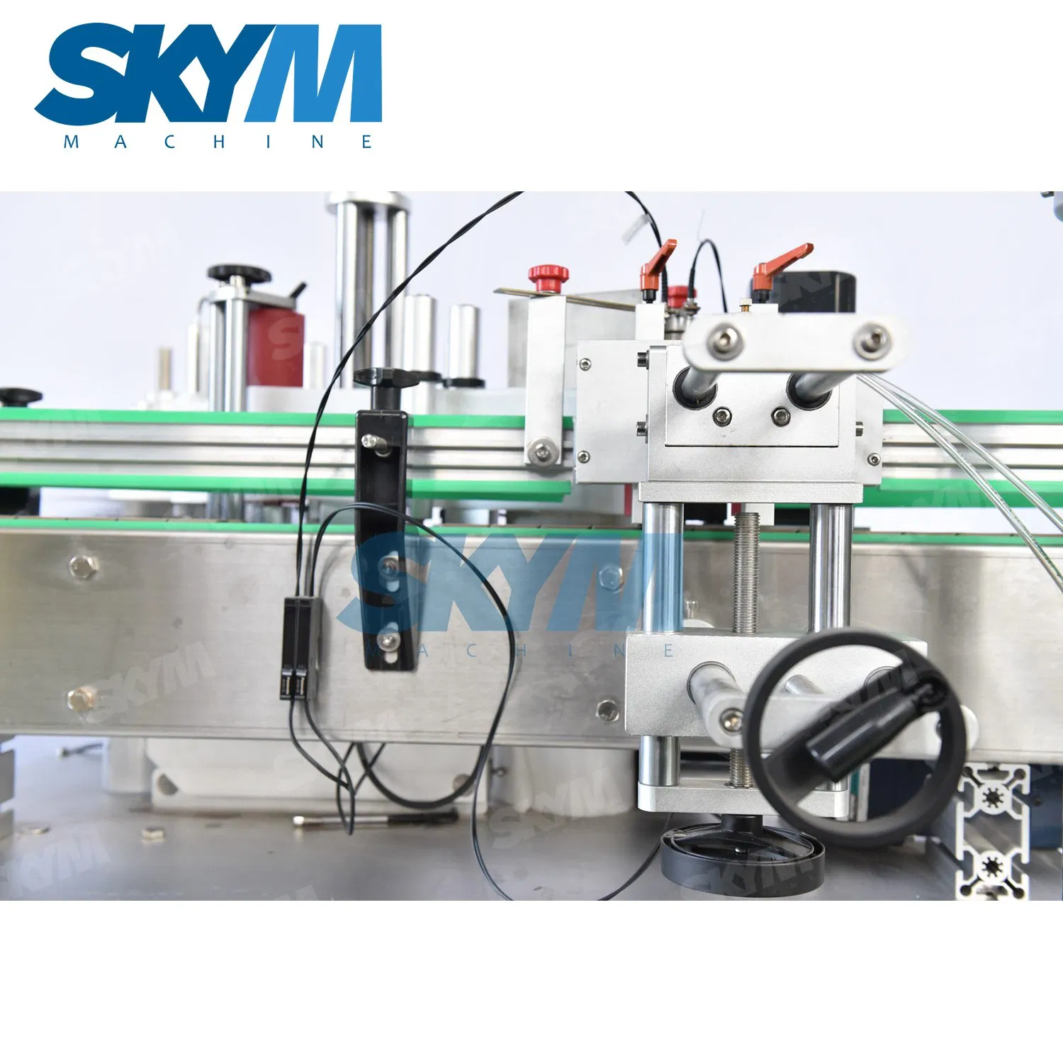 Automatic Adhesive Sticker Bottle Front Back Two Sides Labeling Machine