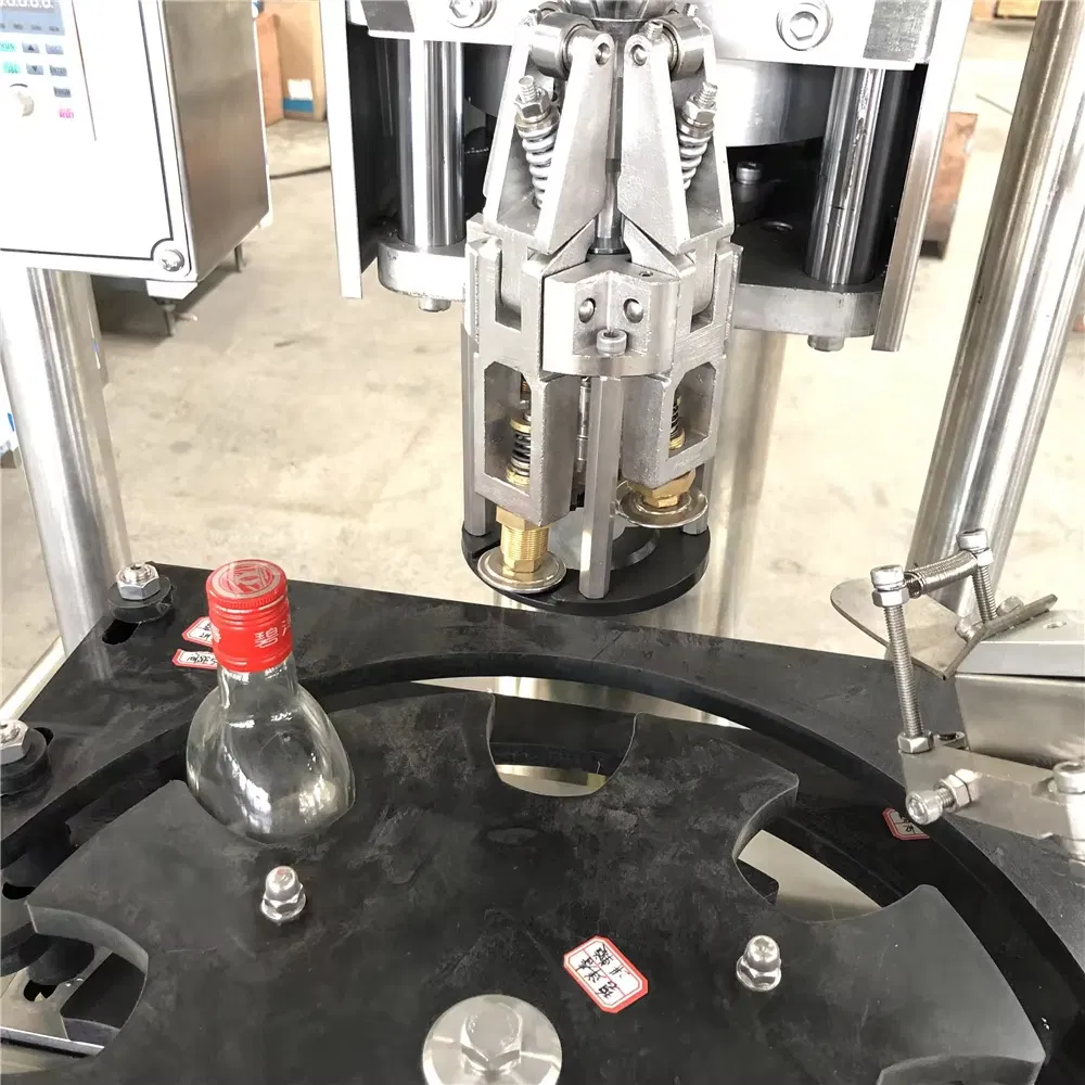 Aluminum cap sealing head