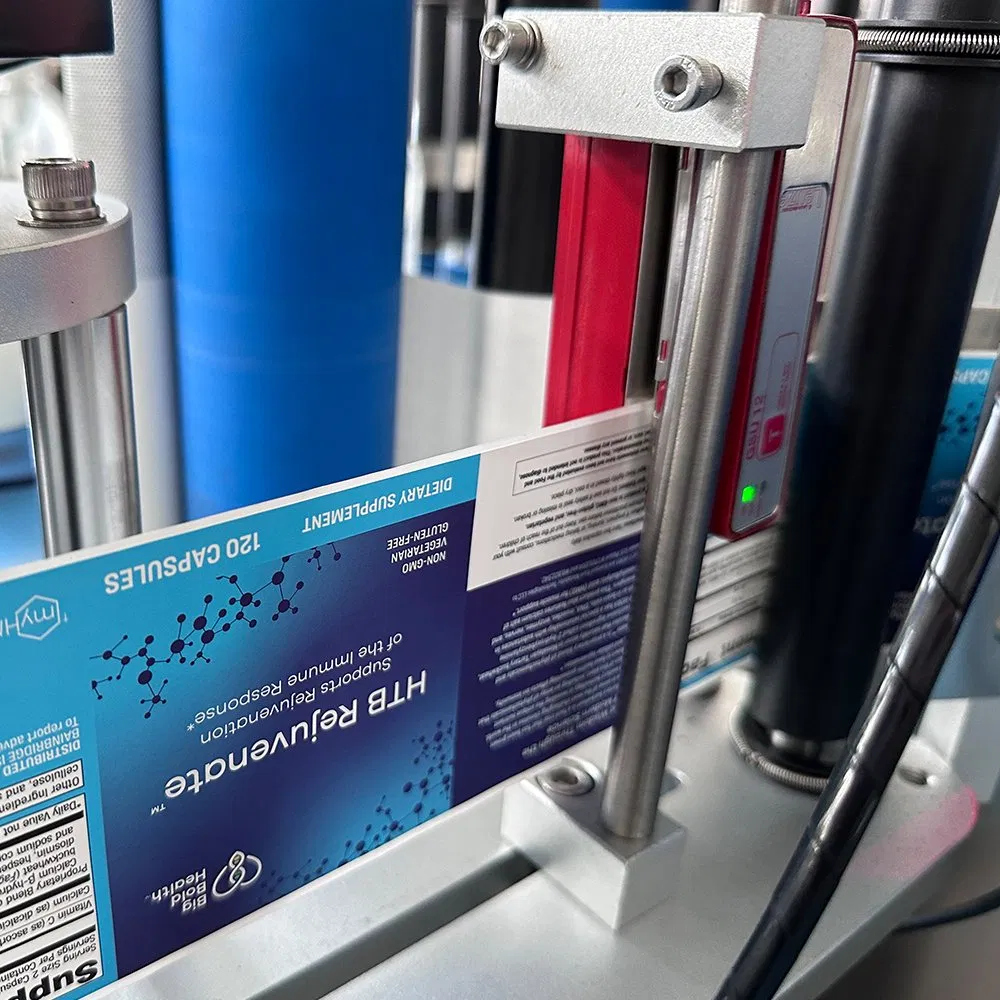 Automatic Front &amp; Back Double Sides Labeling Machine Flat/Square/Round Glass/Plastic Bottle/Jar/Can/Barrel Sticker Labeling/Label Machine Wholesale Factory Dire