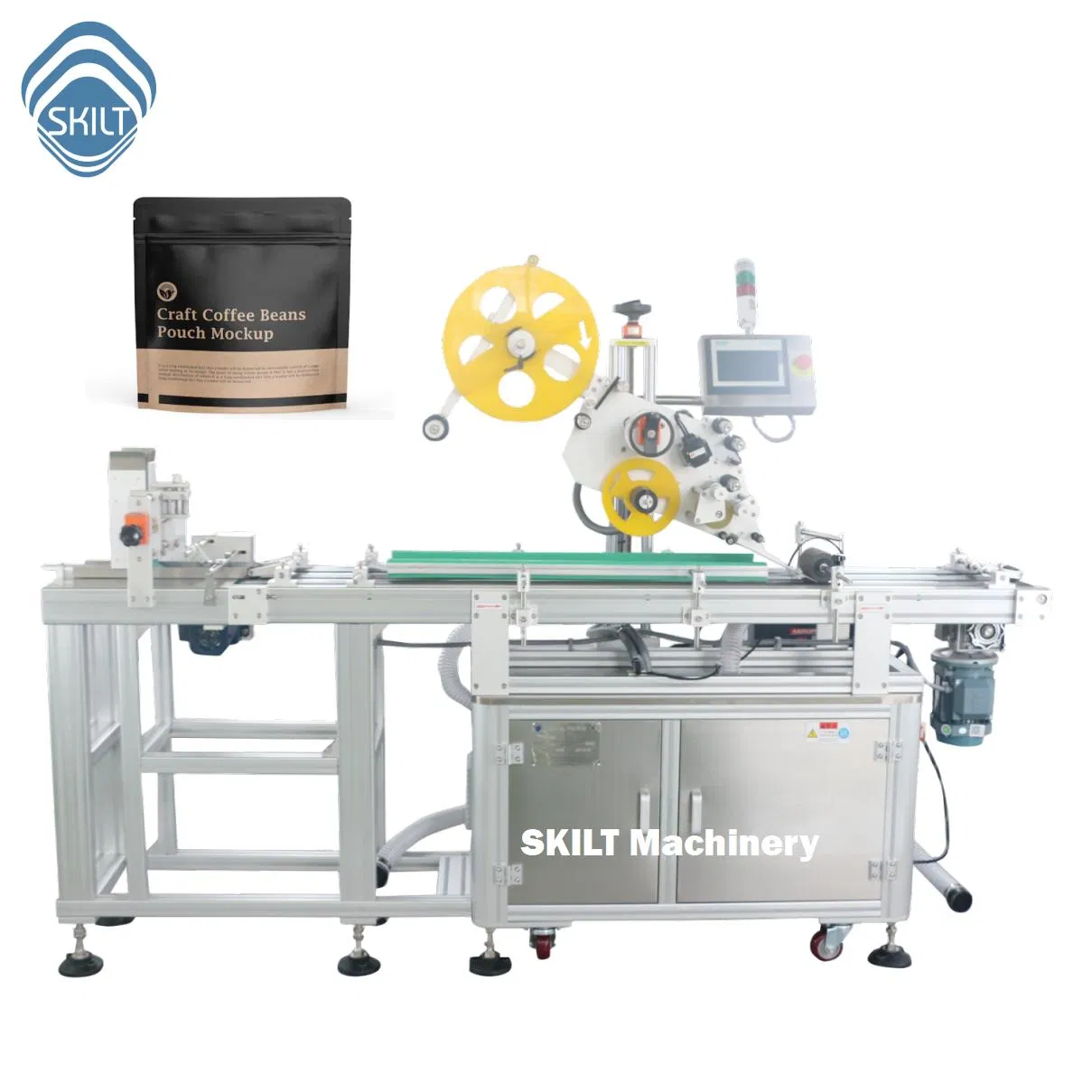 User-Friendly Pouch Labeler and Bag Paging Labeling Machine System
