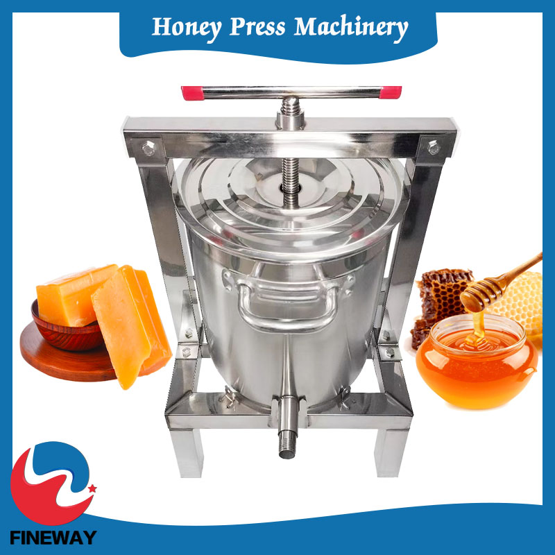 Premium 304 Stainless Steel Honey Press Manual Extractor