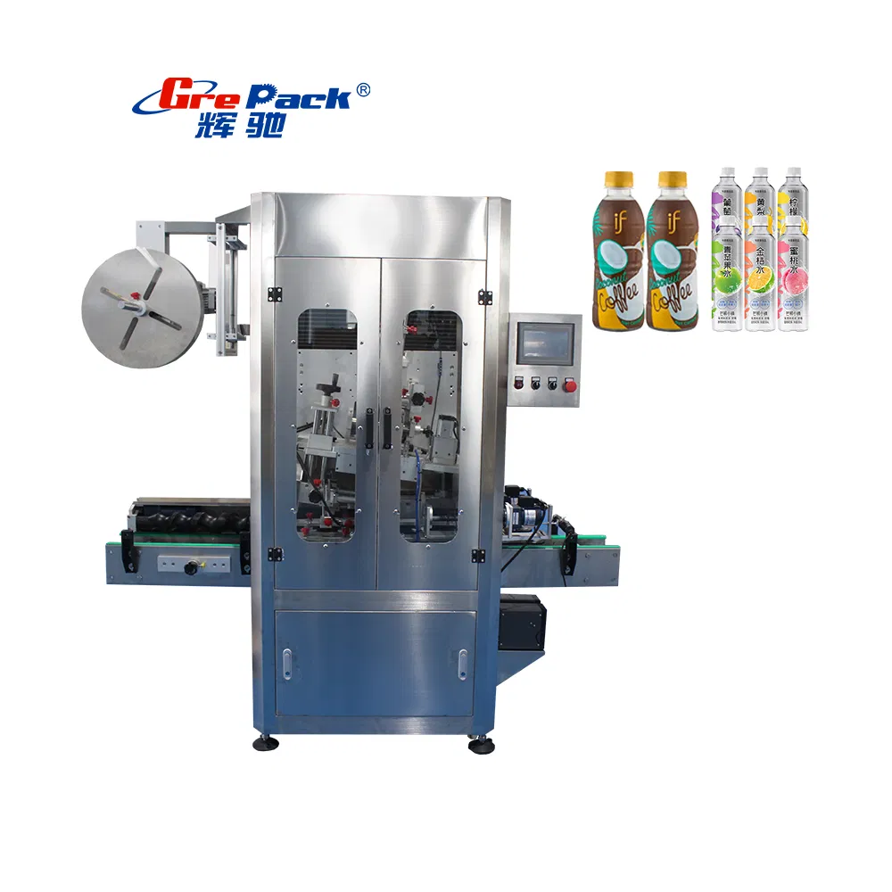 Automatic Round Bottle Labeling Machine PVC Shrink Sleeve Film for Bottle Package