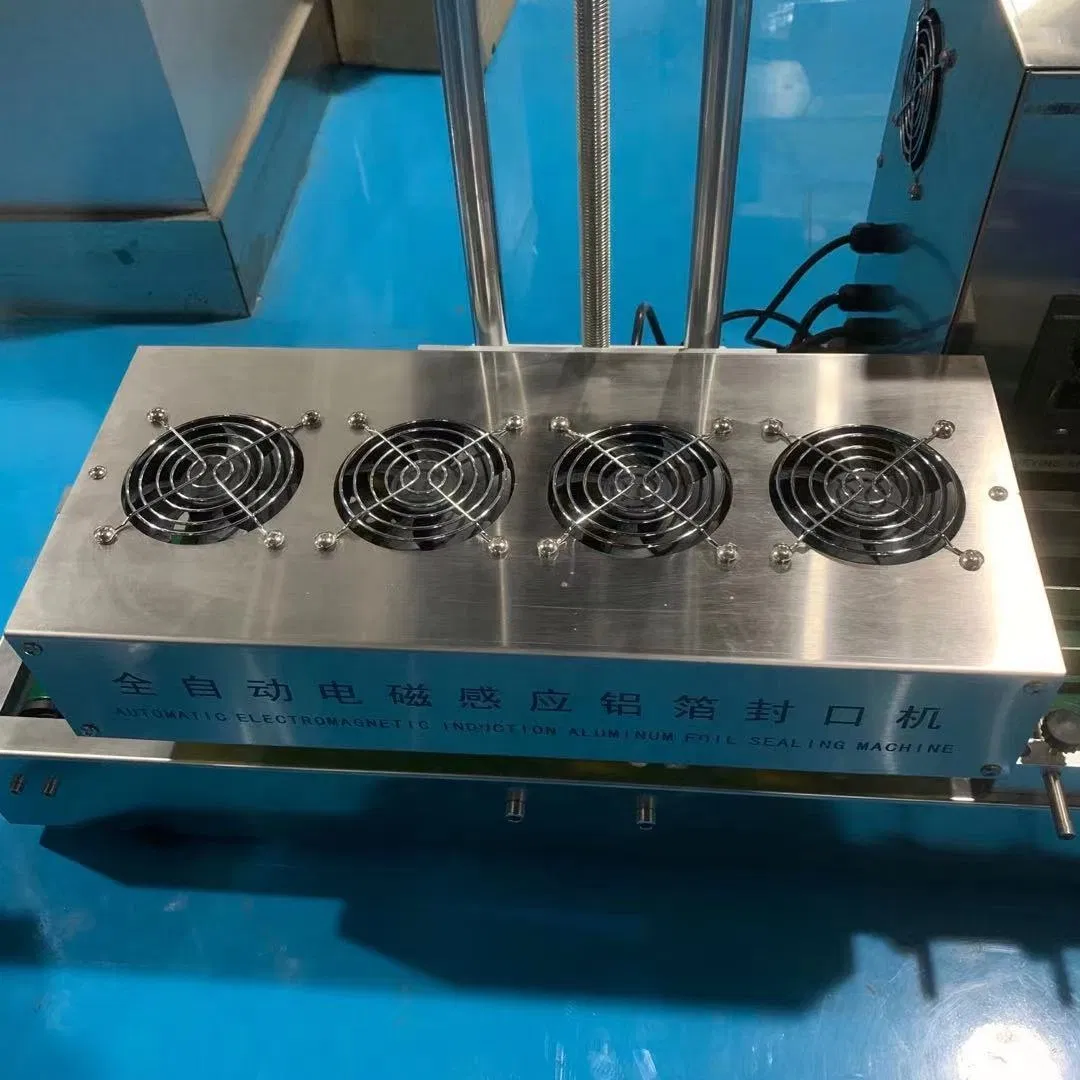 Plastic Round Bottle Capping Cans Continuous Induction Bottle Sealer Aluminum Foil Film Sealing Machine