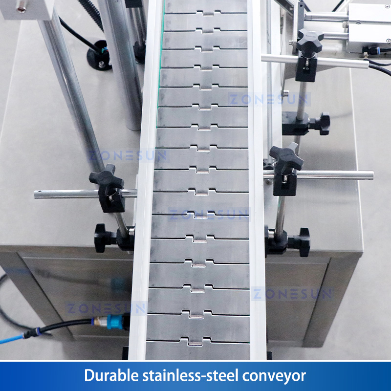 Zonesun Zs-Xg442f Automatic Capping Machine with Screw Cap for Detergent Oil F-Style Gallon Jug Bottle