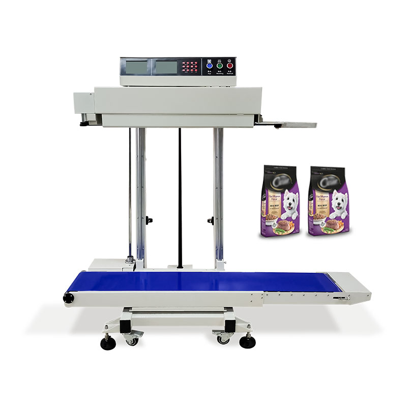 Linway Vertical Automatic Large Size Rice Bag Band Sealer Heavy Duty Continuous Bag Heat Sealing Machine