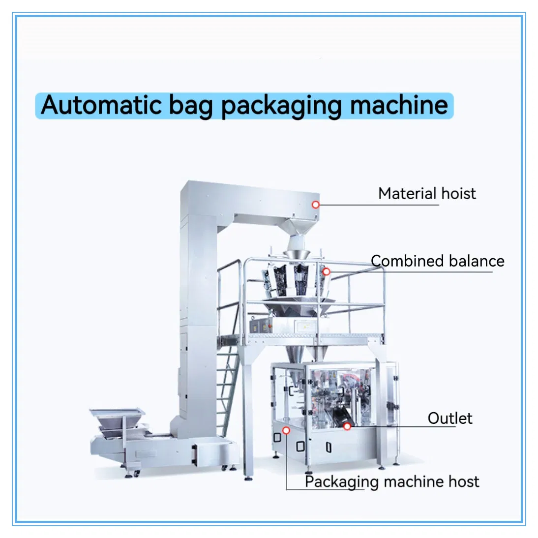 Factory Price 50gram 500gram 3kg Automatic Food Tea Snack Dry Food Sesame Corn Coffee Powder Liquid Bag Filling Packing/ Packaging Machine Machinery