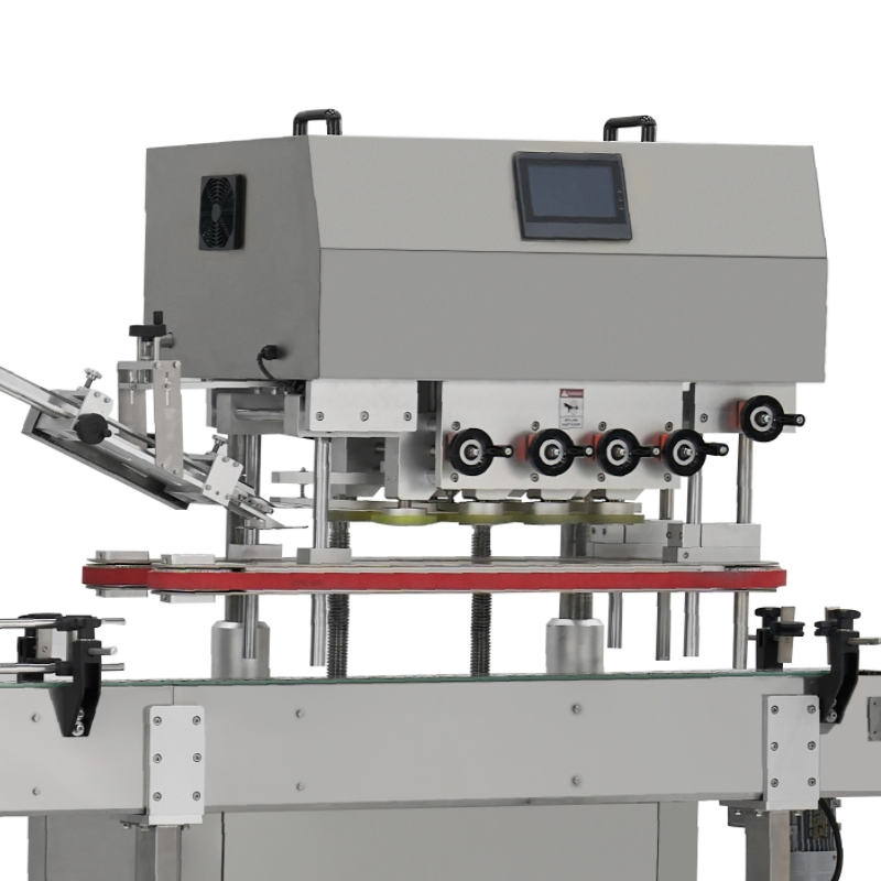 Automatic High Speed Botle Capping Screw Cap Capper Food Packing Machine for Glass Plastic Bottle for Candy/Cosmetic/Medicine/Shampoo/Juice Package Machine