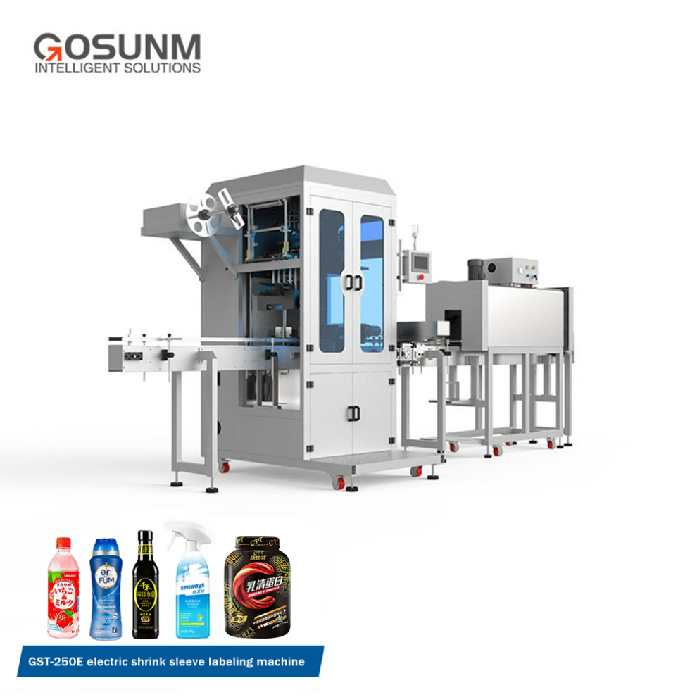 Adhesive Sticker Label Pasting Machine Front and Back Labeling Round Bottle Labeling Machine Automatic Labeling System