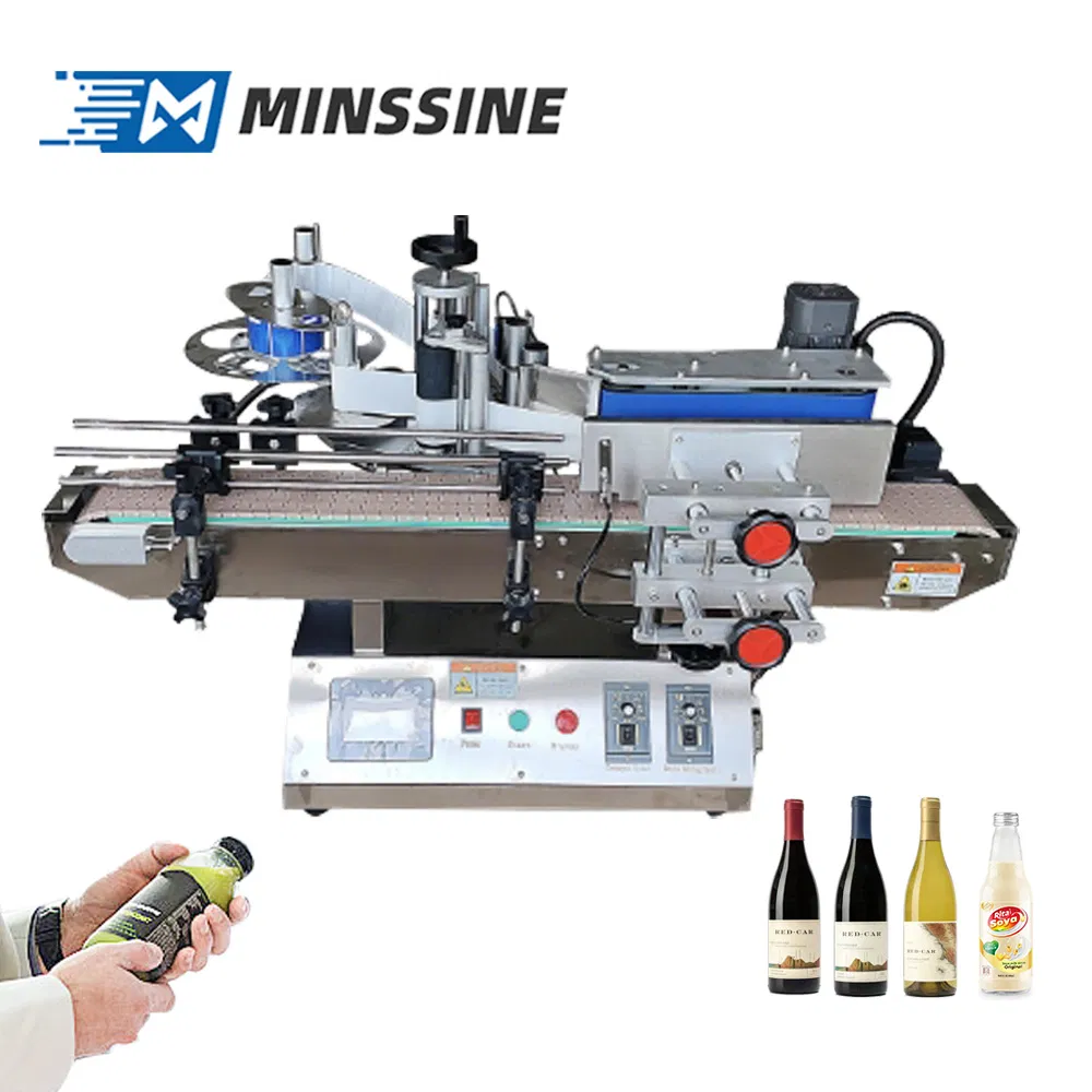 Innovative Desktop Labeling System for Rapid Application of Round Bottles User-Friendly Labeling System for Swift Round Bottle Applications