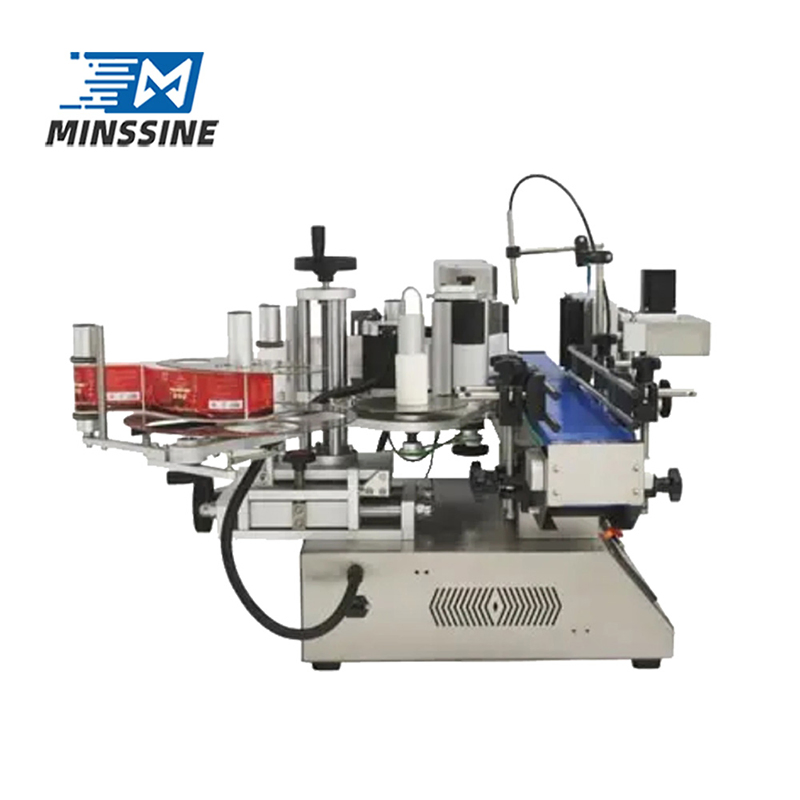 Desktop Fully Automatic Labeling System for Round Bottles with Hold Feature Premium Desktop Labeling Solution for Round Bottles with Hold Mechanism