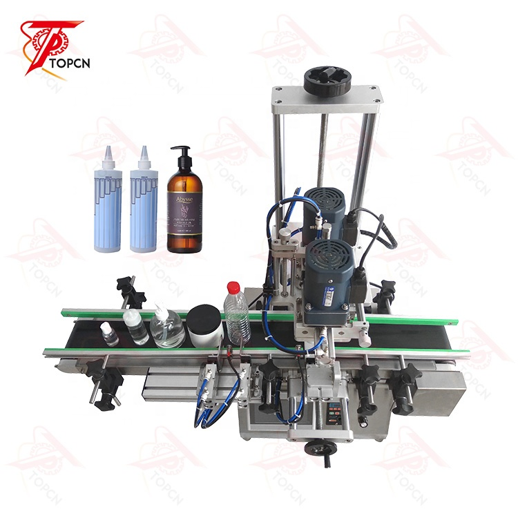 Desktop Tabletop Semi Automatic Plastic Bottle Screw Capping Machine
