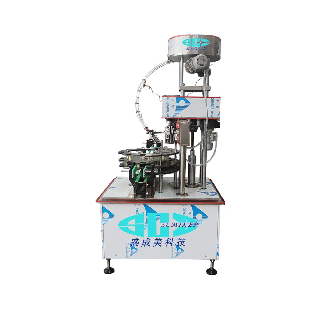 Automatic Single Head Ropp Aluminium Cover Liquor Glass Wine Bottles Pilfer Proof Caps Screw Locking Capping Machines