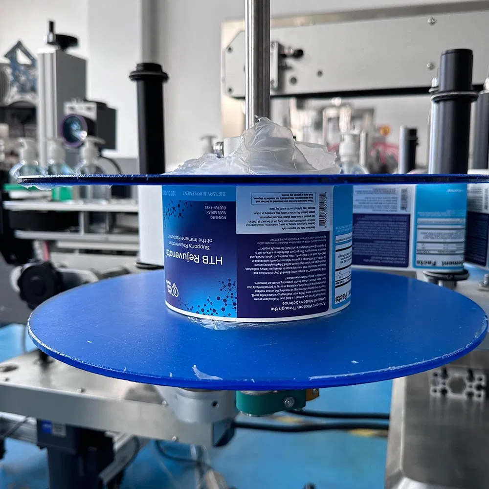 Automatic Front &amp; Back Double Sides Labeling Machine Flat/Square/Round Glass/Plastic Bottle/Jar/Can/Barrel Sticker Labeling/Label Machine Wholesale Factory Dire