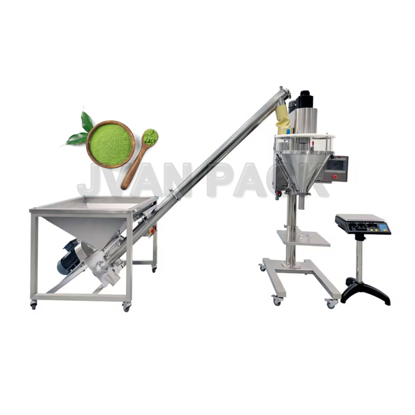 Df-a&Ds-3 Automatic Auger Powder Filler Flour Detergents Dry Milk Soil Coffee Powder Spice Filling Weighing Machine with Auger Screw Elevator