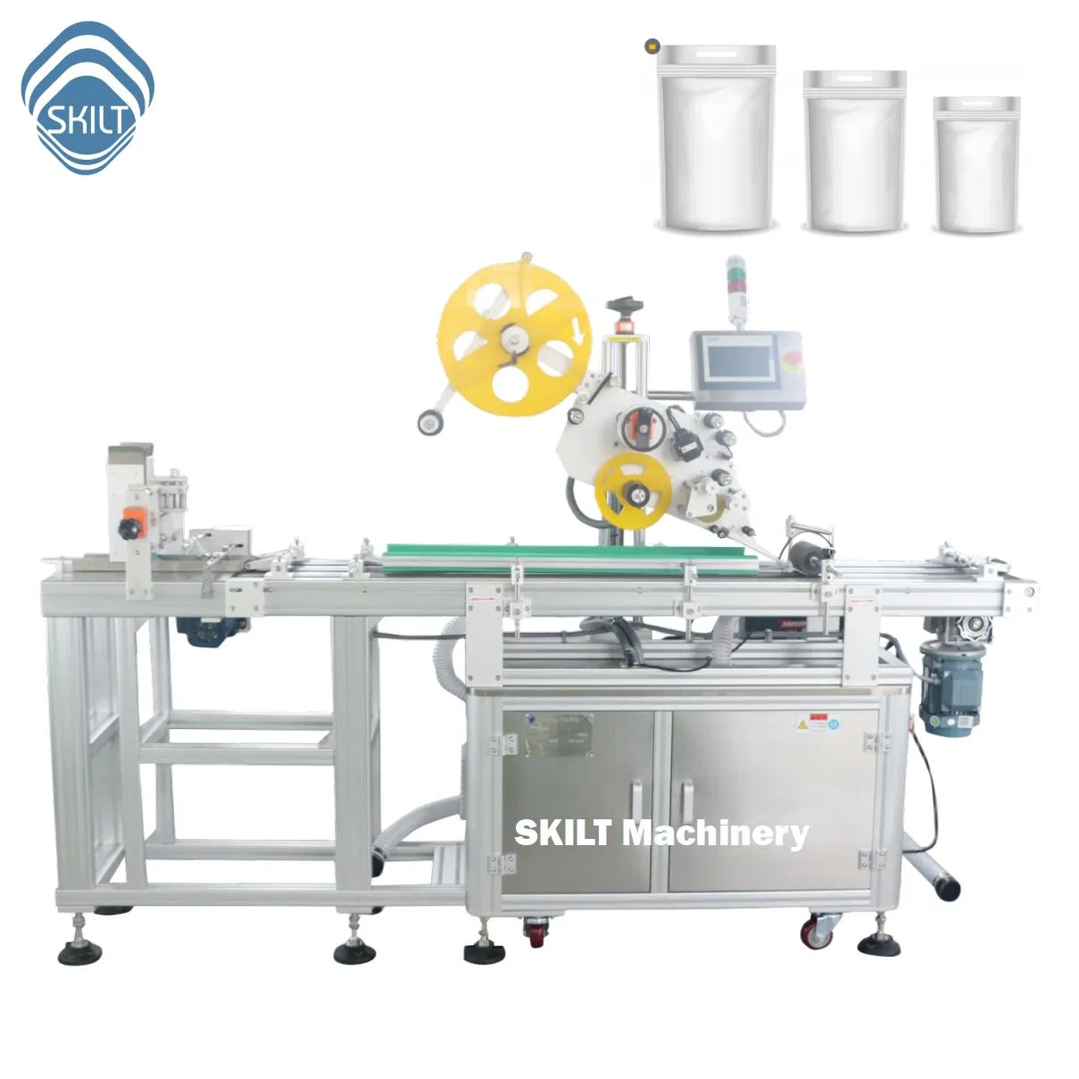 User-Friendly Pouch Labeler and Bag Paging Labeling Machine System