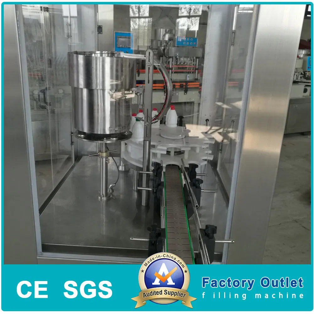 Automatic Stainless Steel Piston Press Ropp Capping Machine for Cleaning Detergent