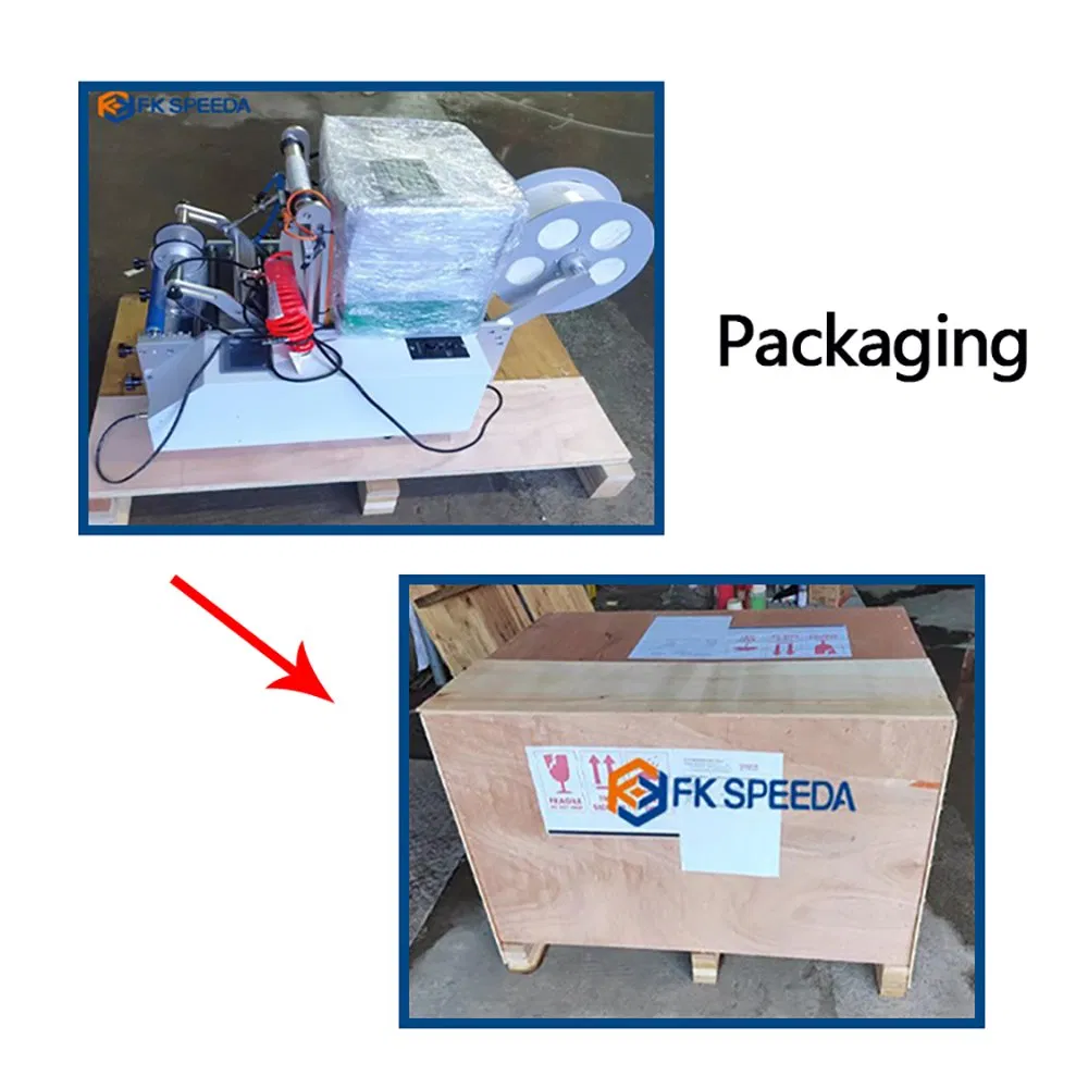 Manual Fast Semi Automatic Adhesive Wine Round Bottle Labeling Machine