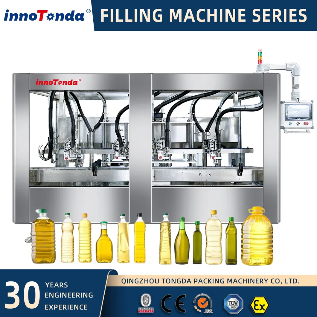 Tracking filling machine
