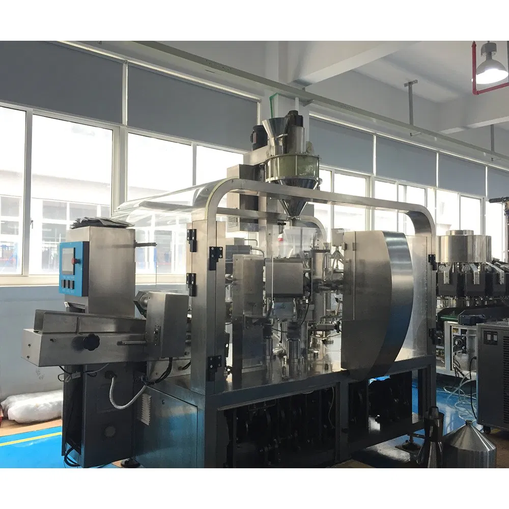 Linpack CE RoHS Automatic Zipper Bag Filling Sealing Coffee Protein Matcha Flour Milk Powder Paper Bag Pouch Sealer Doypack Packaging Machinery Packing Machine